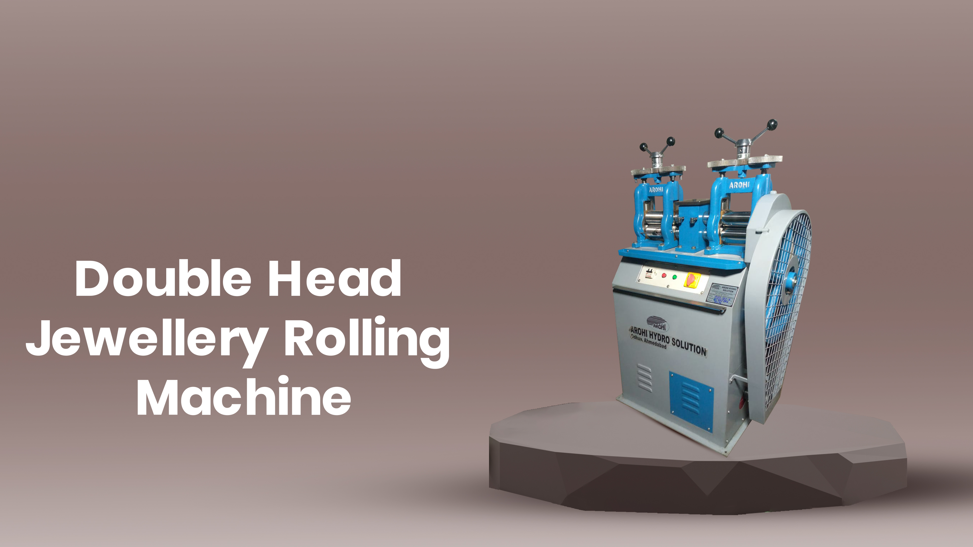 Double Head Jewellery Rolling Machine