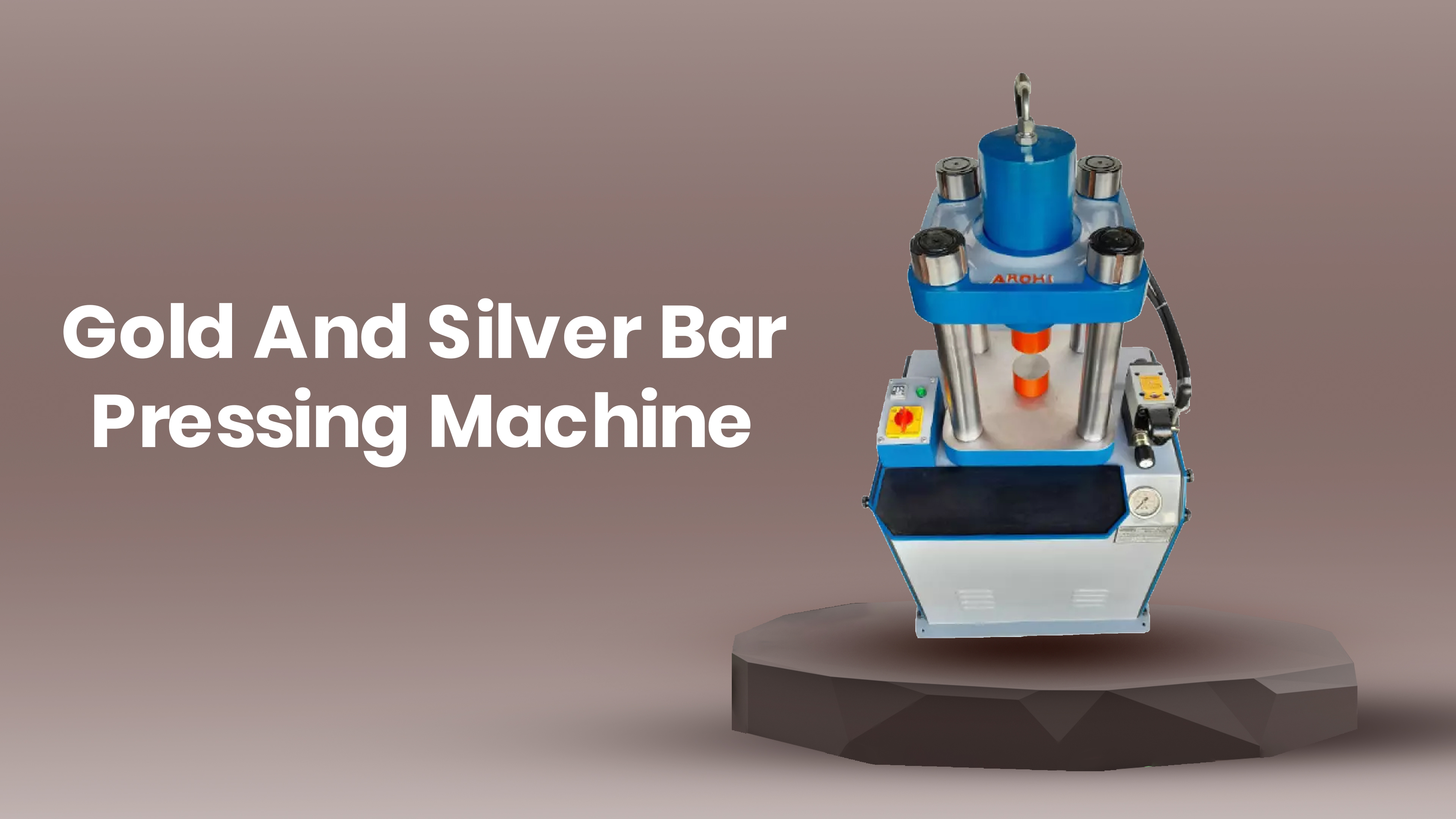 Gold And Silver Bar Pressing Machine