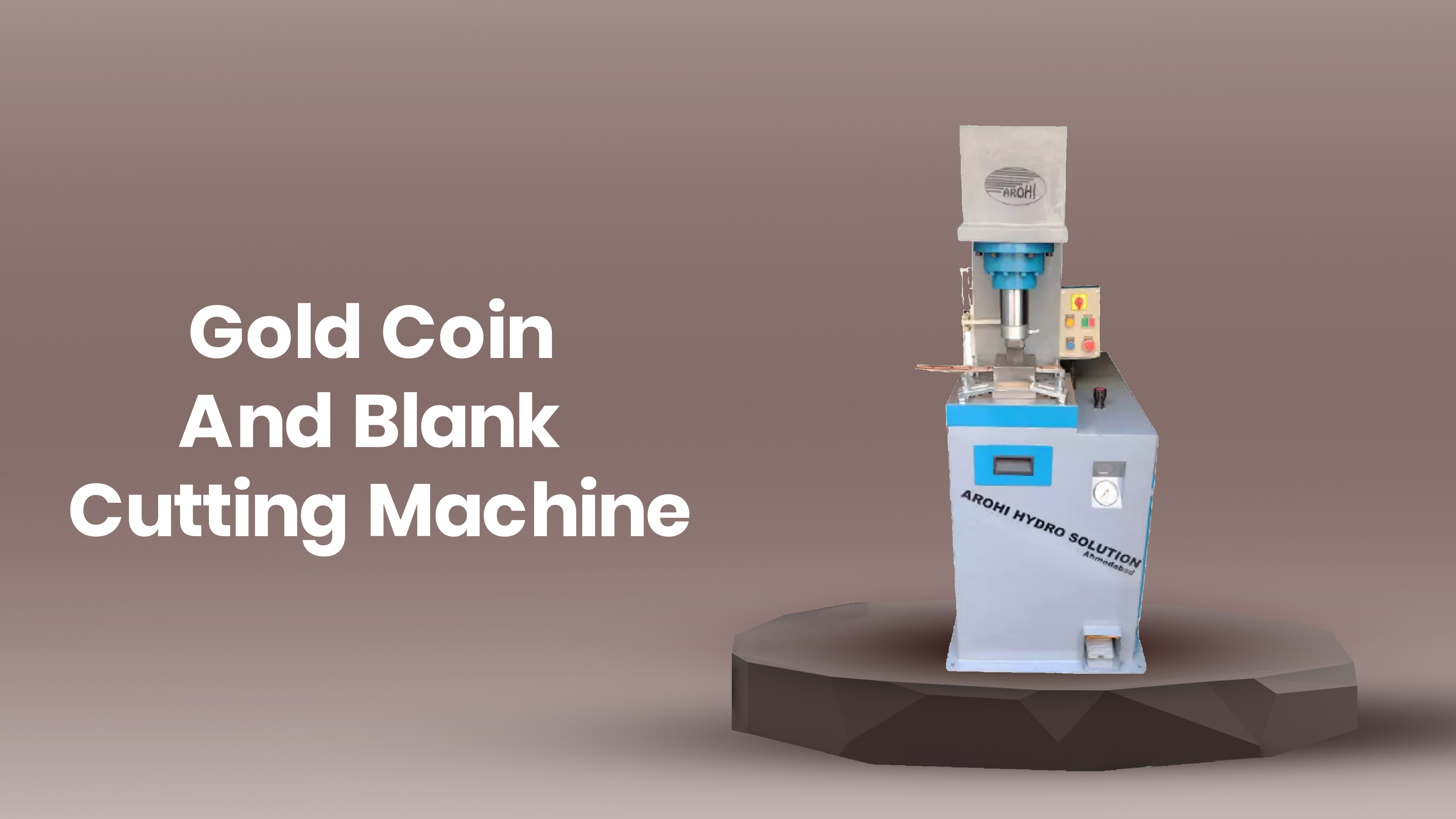 Gold Coin And Blank Cutting Machine