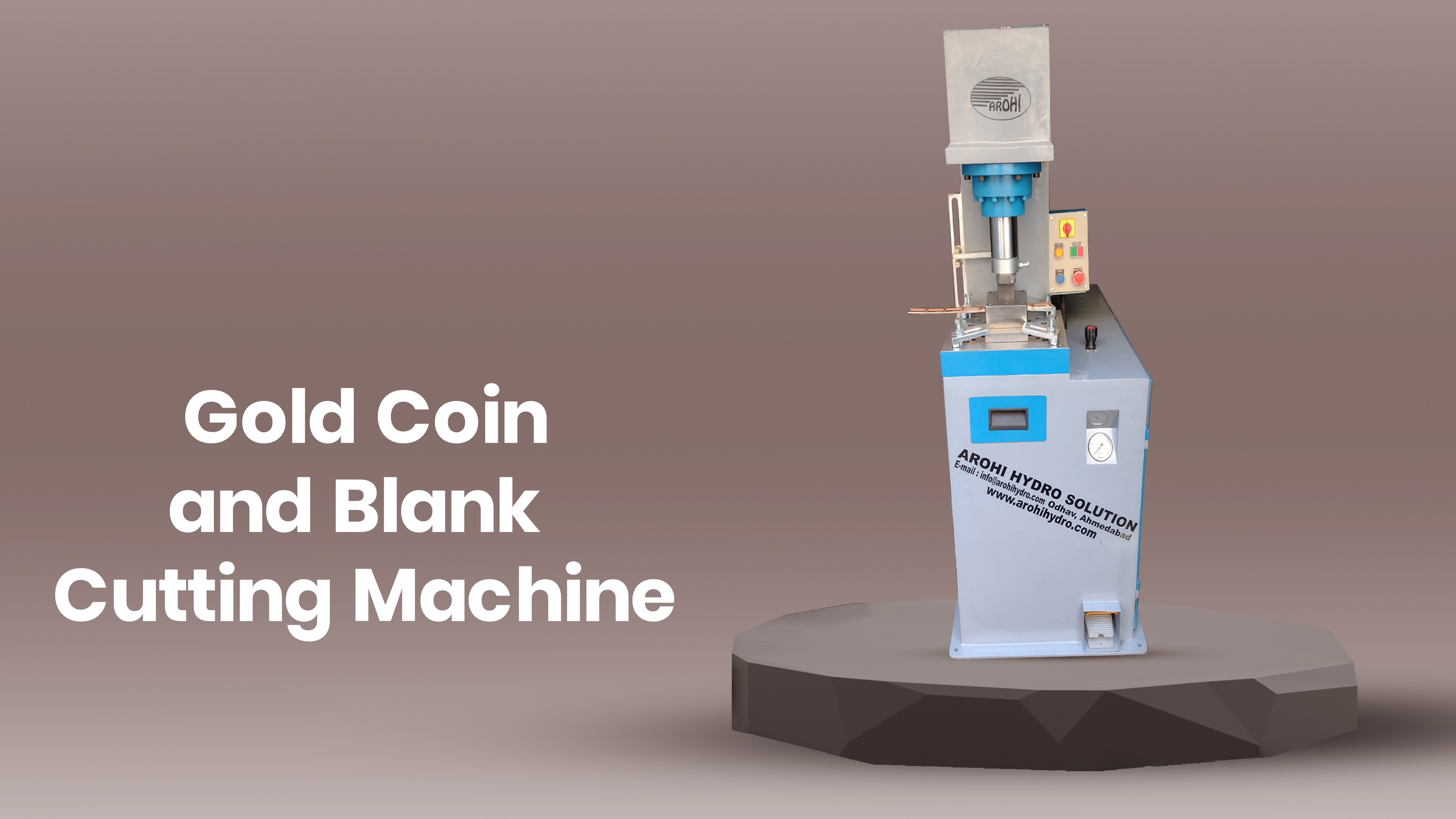 Gold Coin and Blank Cutting Machine