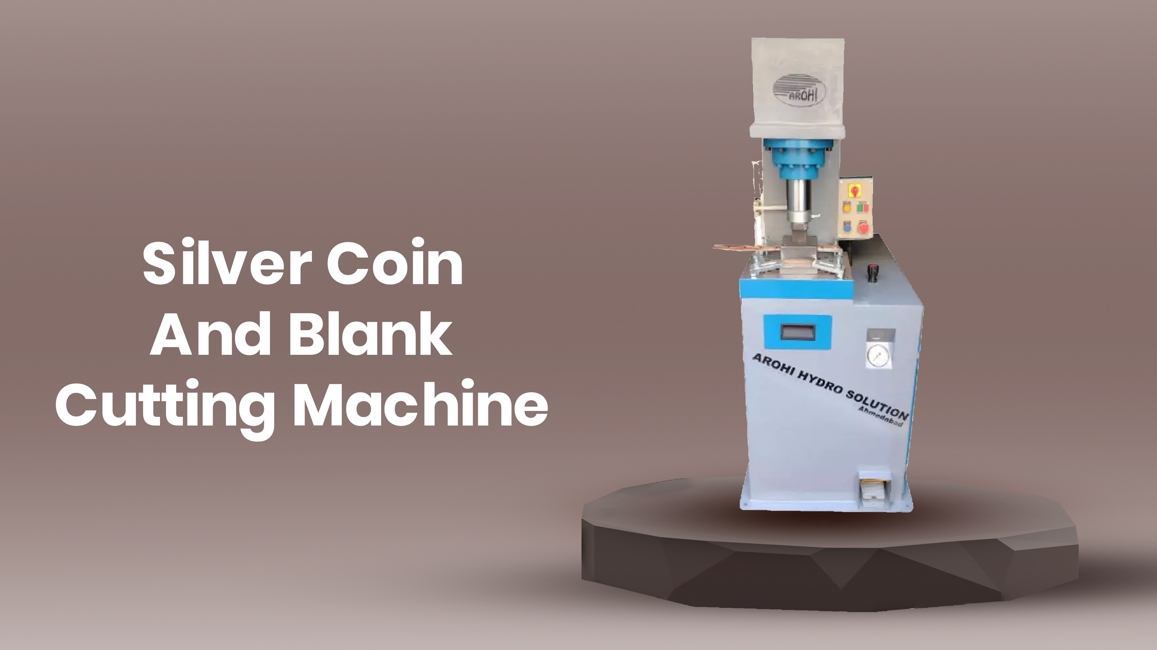 Silver Coin And Blank Cutting Machine